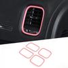 Konsolen-Klimaanlagen-Lüftungsauslass-Zierleiste für Dodge Charger 2011- Rosa