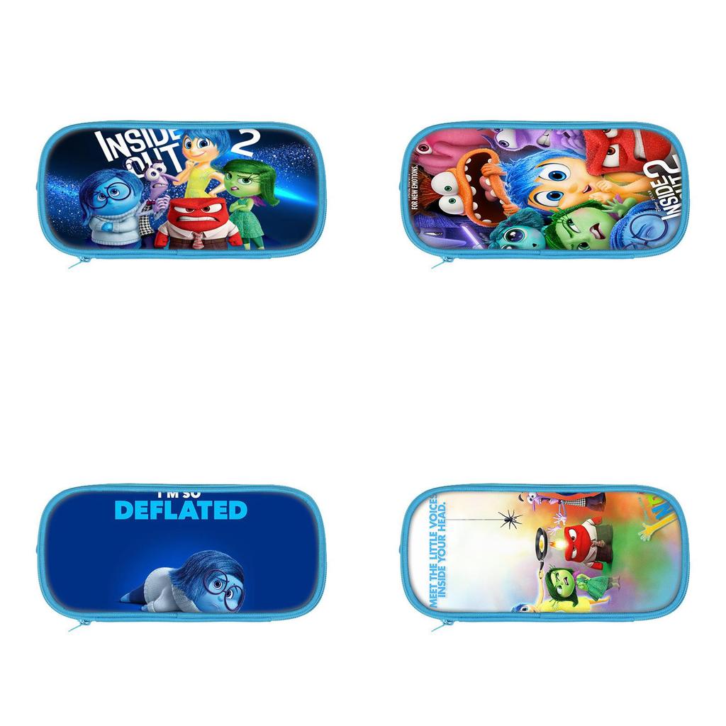 Inside Out Brain Characters Pencil Case With Large Capacity For Students And Office Use