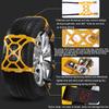 3pcs Car Snow Tire Chains Mud Tyre Wheels Thick Anti-Skid Belt For Car/SUV/Truck Portable Easy to Mount Emergency Traction