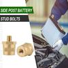 Brass Battery Post Terminals With Male Thread BatteryTerminal Universal Battery Pole Adapter