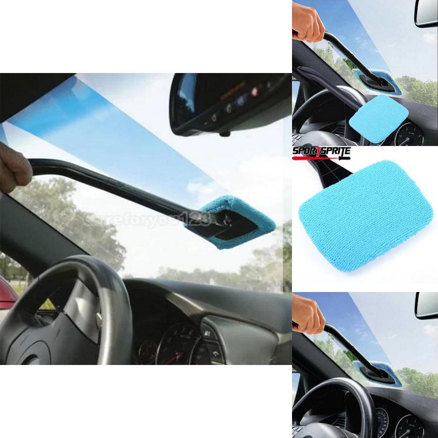 Premium Quality Windshield Easy Cleaner With Microfiber For Hard-to-reach Car Windows