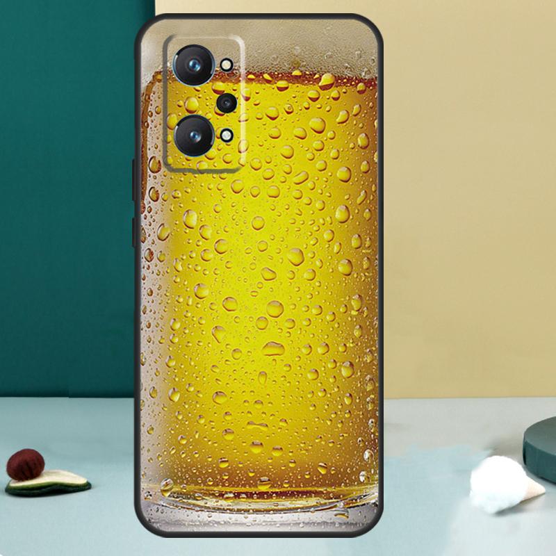 A Glass of Beer Alcohol For Realme 11 10 12 13 14 Pro Plus GT 7 6 5 Pro GT 6T C67 C61 C53 C51 C21Y C25S C75 C55 Case
