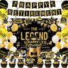 Popular Retirement Theme Party Supplies Retirement Decoration Layout Props Tableware Banners Flag Party Decoration Spiral