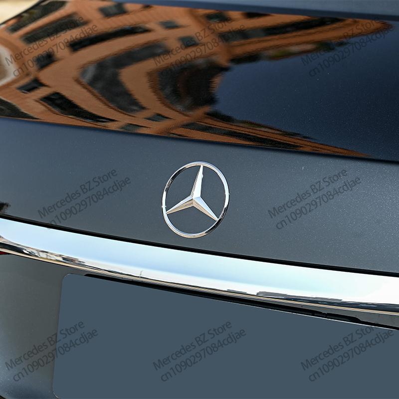 2026 3D ABS Rear Star Logo Car Trunk Emblem For Mercedes Benz W203 W204 W205 W212 W213 X253 X156 W166 W167 W176 W177 W223 W117
