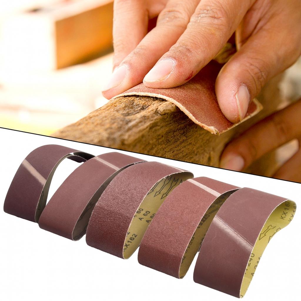 Abrasive Band Sanding Belts 60/80/120/180/240 Grits 75mm*533mm Accessories