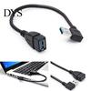 Câble Adaptateur d'Extension USB 3.0 Type A Mâle à Femelle Coudé à 90 Degrés