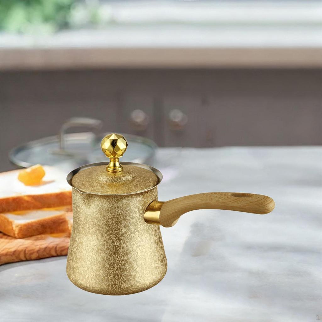 Coffee Pot Butter Milk Warmer Jug Chocolate Melting Teapot for Home Restaurant Office