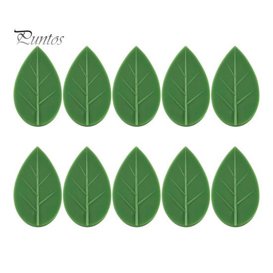 

10/30/50/100 шт. держатель для растений, зажимы для крепления на стену для скалолазания с прозрачными наклейками, зажимы для фиксации растений в форме листа для внутренней и наружной стены 10 pcs