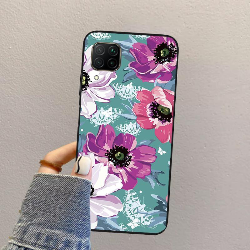 

Painting Flowers Nature Leaves For Huawei Nova 3i 7i 8i 11i 12i 9 10 SE Y73 Y90 Y70 Y72 Y61 Y91 P30 P40 Lite P60 Pro Case Nova 9 SE