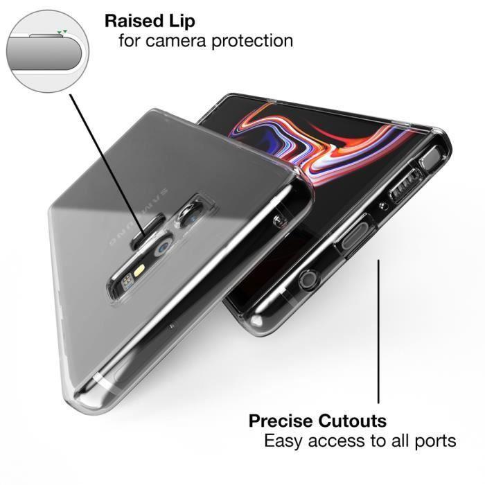 Coque - NALIA - Galaxy Note 9 - Silicone TPU - Anti-rayure - Absorption de choc