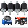 4 Pack Anti Vibration Feet M8 for Air Conditioning and Heat Pumps with Rubber and Steel To Reduce Noise and Protect Equipment