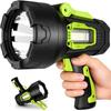 taoquwe Rechargeable Spotlight,2000000 LM Super Bright Handheld Spot Light LED Flashlight High Lumens,Powered Spotlight Large Searchlight Outdoor
