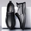 Hochwertige Herren Freizeitschuhe Echte Leder Herrenschuhe Bequeme flache Schuhe Fahrerschuhe Outdoor Herren Loafer Große Größen 38-44