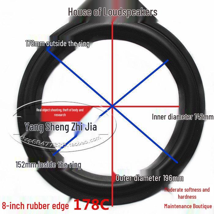 4-12 Inch Speaker Rubber Surround Edge Repair Rings