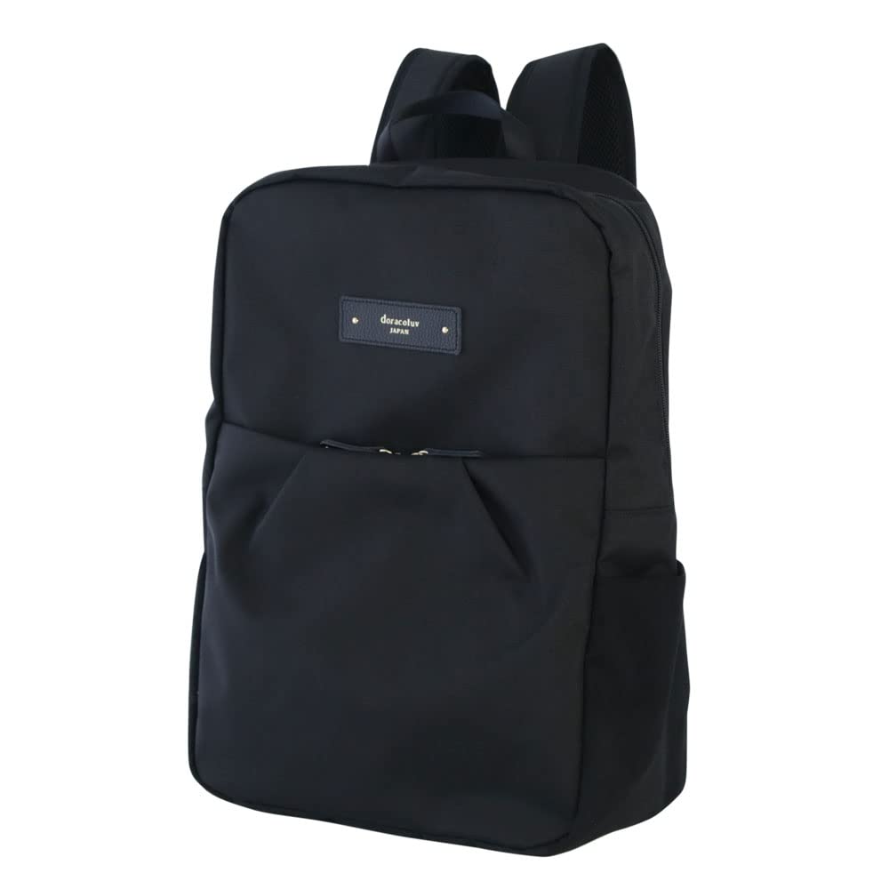 

doracoluv Lightweight Mother s Backpack, Large Capacity, Water-Repellent, Women s, Bosso, Made in Japan, Kobe Brand, Doracoluv (Black x Black)