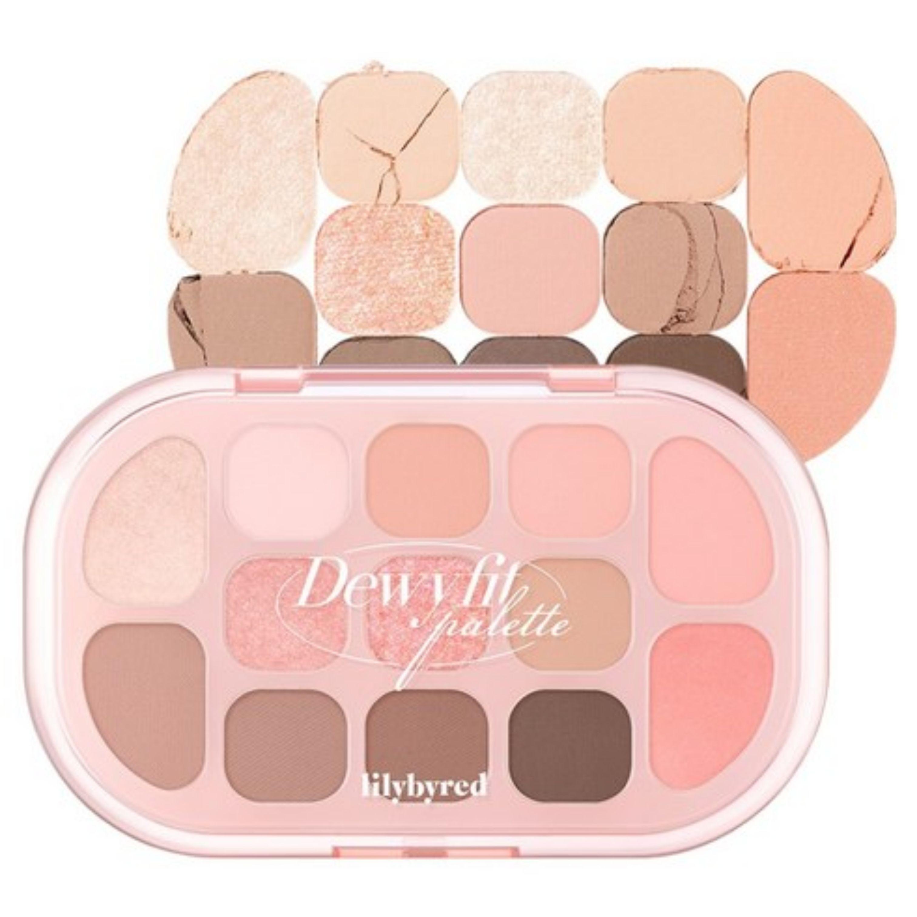 lilybyred Dewy Fit Palette 5 colors 01 Peach Cream