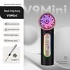 Portable Rechargeable Mini Fan with Colorful Lights - Strong Wind for Outdoor, Dorm, or Personal Use