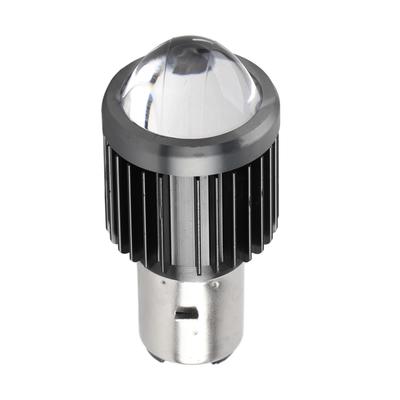 BA20D Motorrad LED Scheinwerfer Birne HighLow Strahl Scheinwerfer Licht Lampe