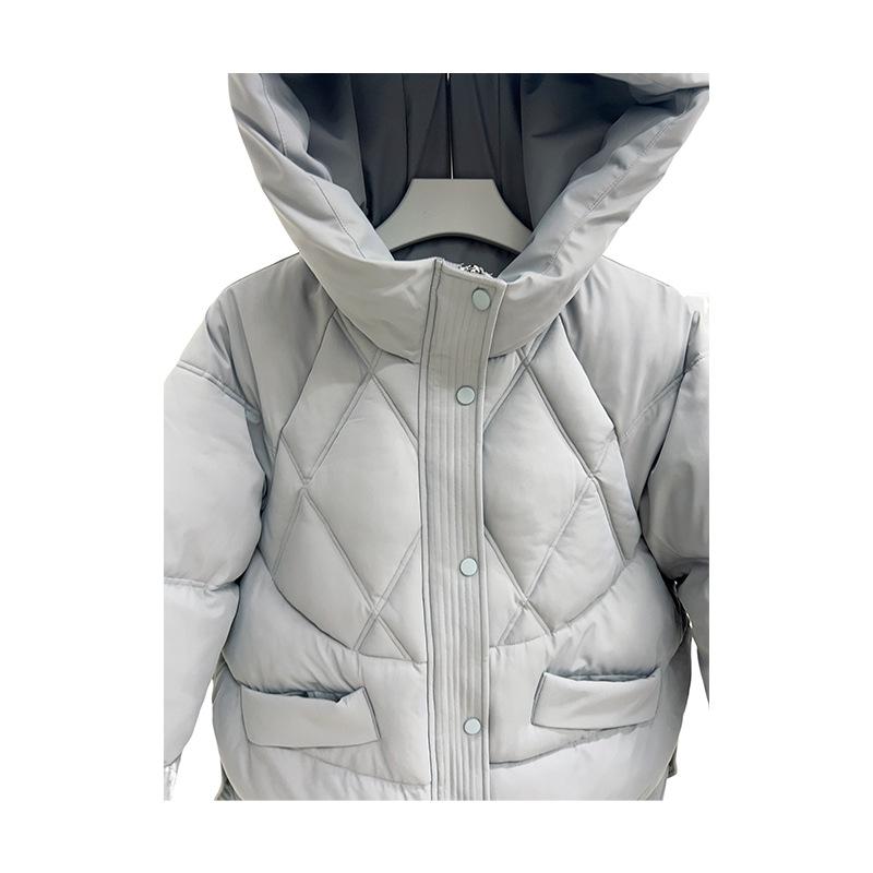 

Новый короткий пуховик оригинальный повседневный новый мужской и женский одинаковый пуховик с капюшоном и защитой от холода M