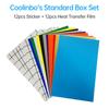 Coolinbo"s Standard Box Set 12pcs Sticker + 12pcs Heat Transfer Film for Party Decoration Sticker