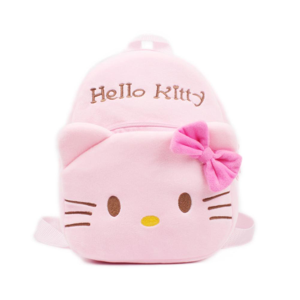 Kids Unisex Cute Cartoon Shape Soft Plush Backpack Large Capacity Travel Bag School Bag