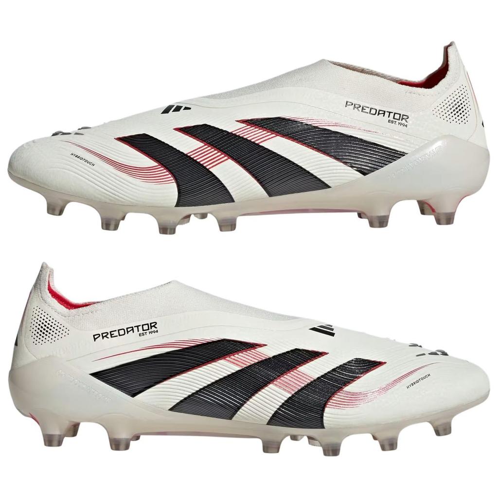 Adidas Predator Elite Comfortable Versatile Artificial Turf Rubber Non-Slip Durable Soccer Shoes Unisex Soccer Shoes Beige JI2081