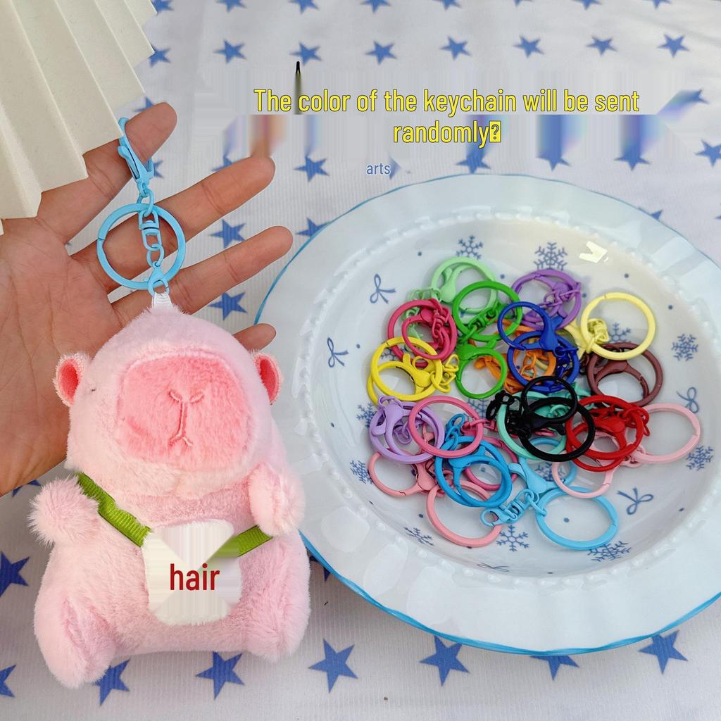 Pingente Capivara Chaveiro de Pelúcia - Presente de Aniversário Boneca de Pano