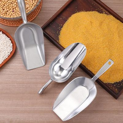 Ice Scoop for Freezer Metal Food Spoon Ice Scooper for Kitchen Bar