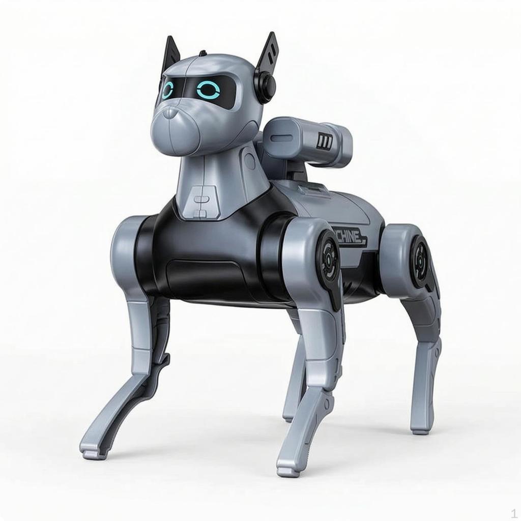 PieceTogether Electronic Pet Dog Buildable Robotic Animal Building Kit Interactive Robot with