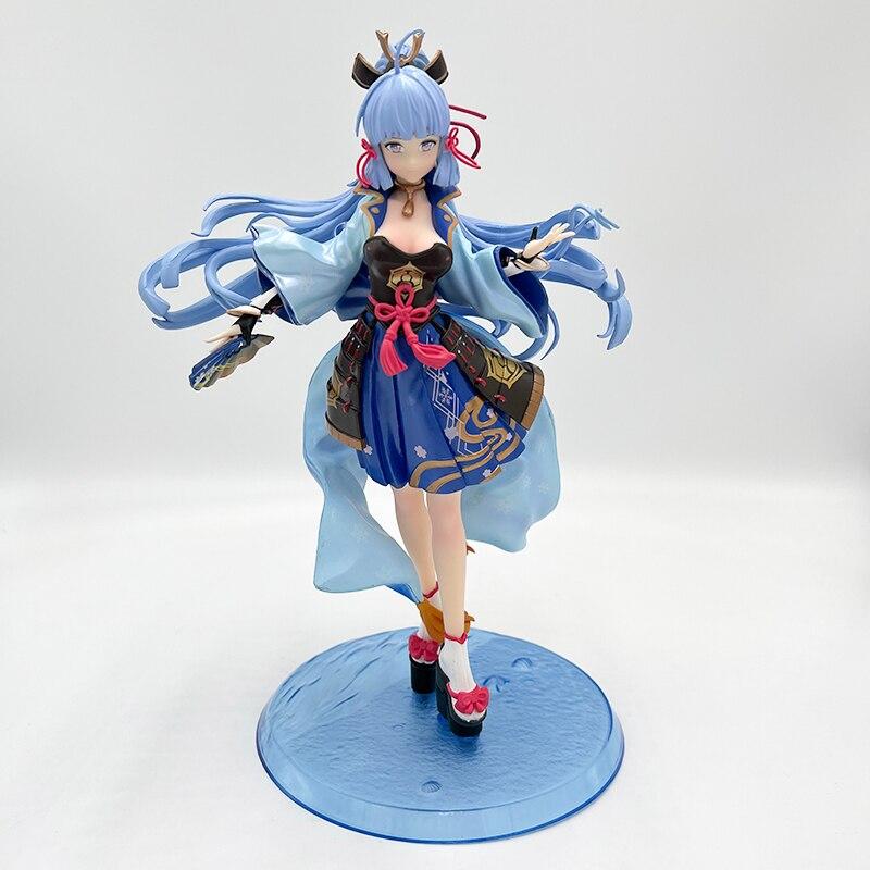 27cm Impact Kamisato Ayaka Anime Figure Genshin Impact Paimon/Klee/Qiqi Action Figure Zhongli Figurine Adult Doll Toys