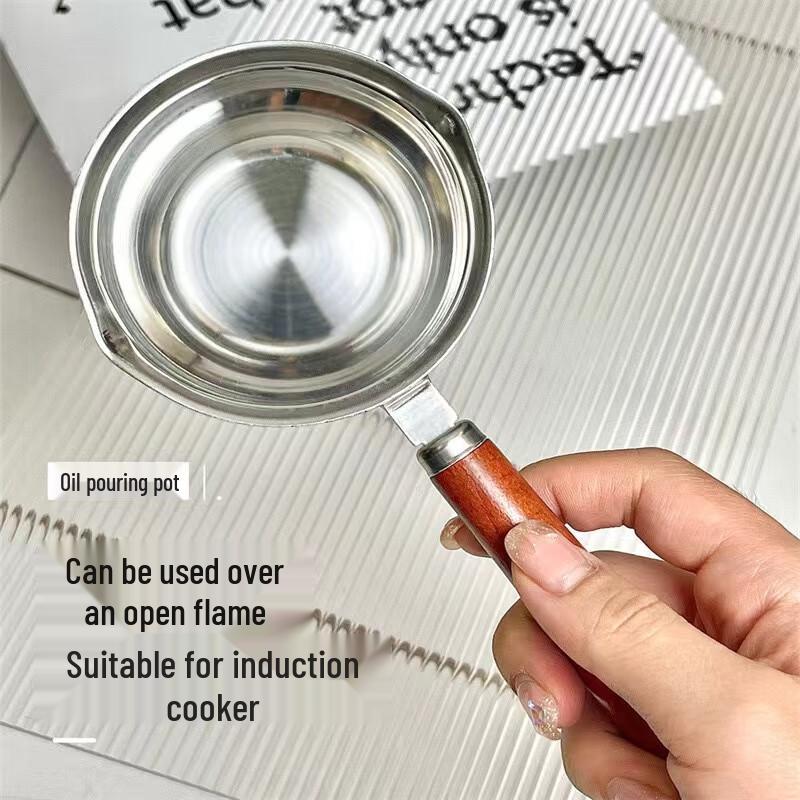 Stainless Steel Hot Oil Pouring Spoon