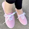 Fashion Couple Canvas Shoes Simple Style Sneaker Outdoor Light Walking Shoes Lace-Up Flats Adolescents Student Casual Canvas Shoes Tenis