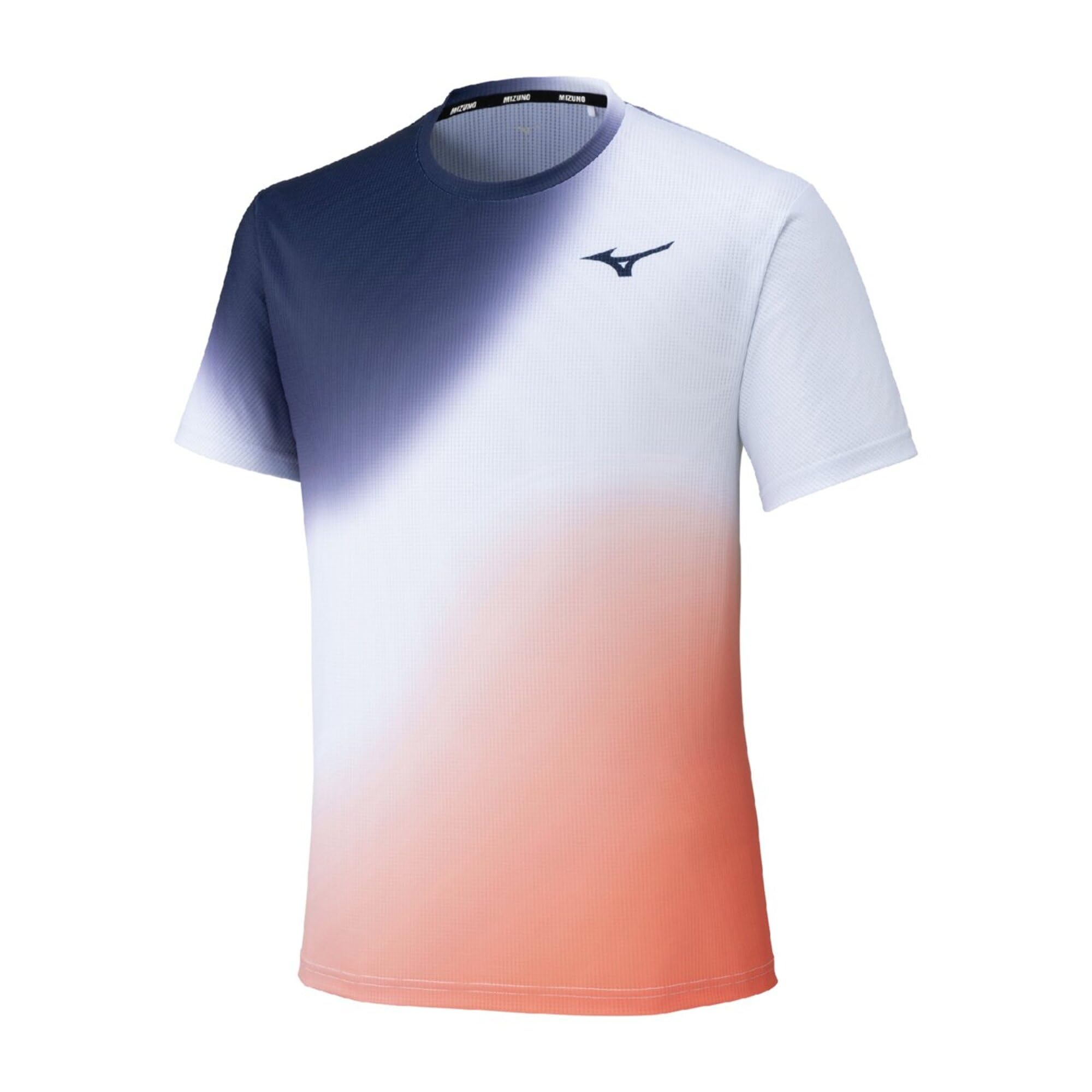 [Mizuno] Tennis Badminton Wear Dry Aeroflow Game Shirt 62JAD500 Unisex Cloudscape XS