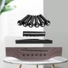 1 Set Guitar Bridge Set Multipurpose High Stability Adjustable Acoustic Guitar Rosewood Bridge