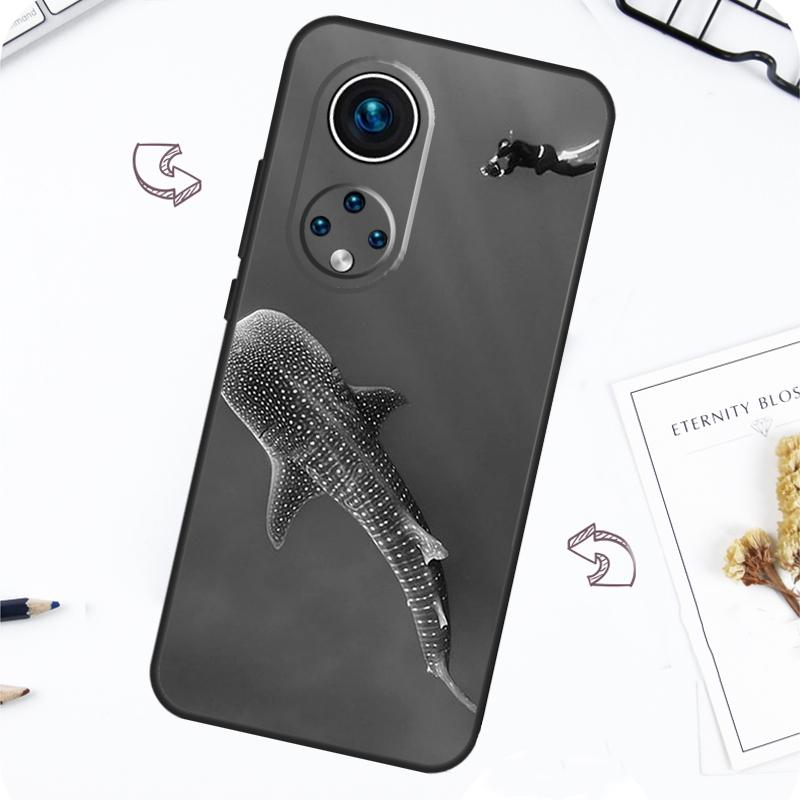 Ocean Whale Shark Animal Case For Honor Magic 7 5 6 Pro Honor 200 Pro X9b X9a X8b X8a X8 X9 X9c 50 70 90 Lite Cover