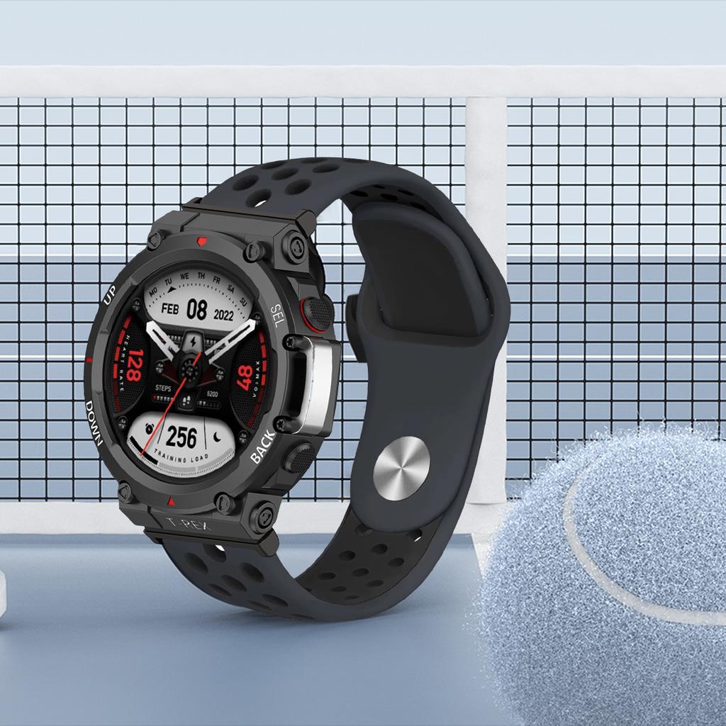 Breathable Silicone Strap For Huami Amazfit T-Rex 3 Smart Watch Band Sports Bracelet Belts For Amazfit T Rex Trex Pro Ultra Correa
