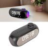 Wireless   Speaker RGB Lighting Strong Bass Temperature Display Voice Broadcast FM Radio Mirror Alarm Clock
