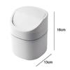 Desktop, Tabletop or Coffee Table Mini Trash Can with Lid