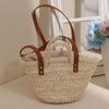 New Fashion Corn Husk Woven Bag Sweet And Fresh Style Handmade Woven Bag For Women Medium Size