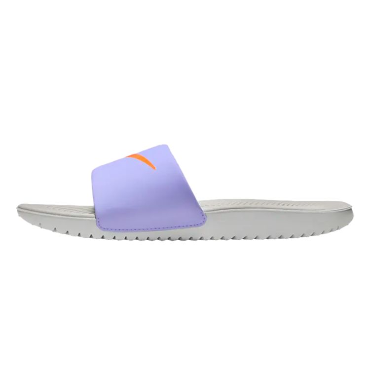 Nike Kawa Slide GS Purple Pulse Total Orange Kids Sneakers Light-Iron-Ore Photon-Dust FJ8812-500