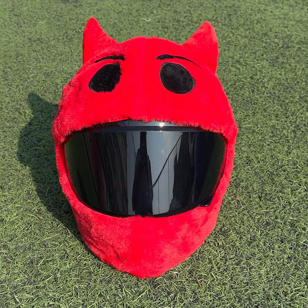 Motorcycle Plush Helmet Cover Cartoon Animal Helmet Protection Accessories Cover Helmet Cover Fabric Funny Motorcycle Y8C2