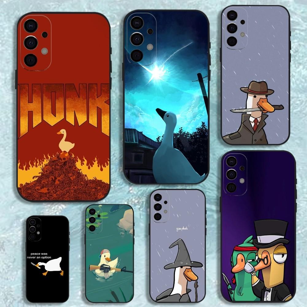 Lustige D-DucK Gans Meme Handyhülle Für Samsung S25,S24,S21,S22,S23,S30,Ultra,S20,Plus,Fe,Lite,Note,10,9,5G Schwarze Hülle