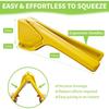Handheld Lemon Juicer Squeezer Easy To Use Flat Lemon Squeezer with Leverage Squeezer and Built In Strainer for Orange Lime Kiwi