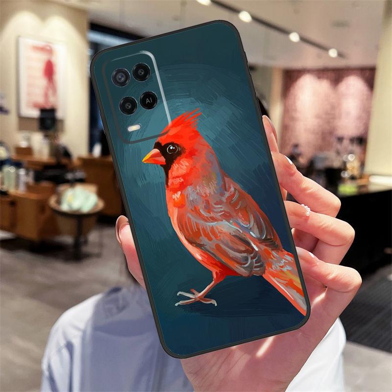 Bonito Funda Colibrí para Pájaros para Oppo A78 A98 A79 A18 A38 A58 A40 A60 A80 A16 A76 A96 A15 A74 A94 A54 A17 A77 Cubierta