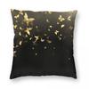 Butterfly Pattern Pillowcase Printing Polyester Cushion Cover Gift Colorful Butterflies Pillow Case Cover Home Square