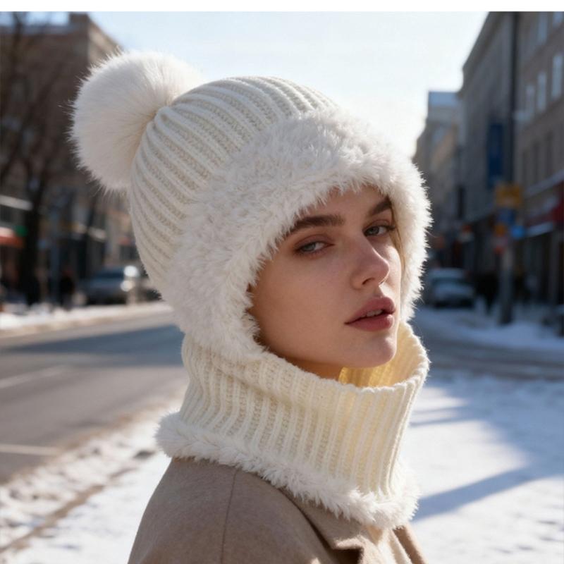 Balaclava Warm Hat Trapper Hat Stylish Cap Warm Hat Ushanka Hat for Outdoor Winter Mask for Skiing Camping Hiking
