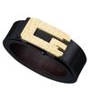 Men's Trendy Casual Leather Belt with Automatic Buckle