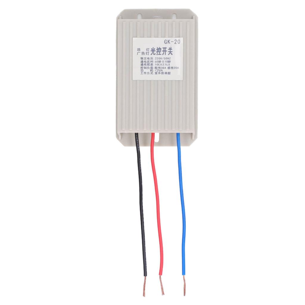Street Light Control Switch Rainproof Anti Interference Automatic Intelligent Streetlight Controller AC220V