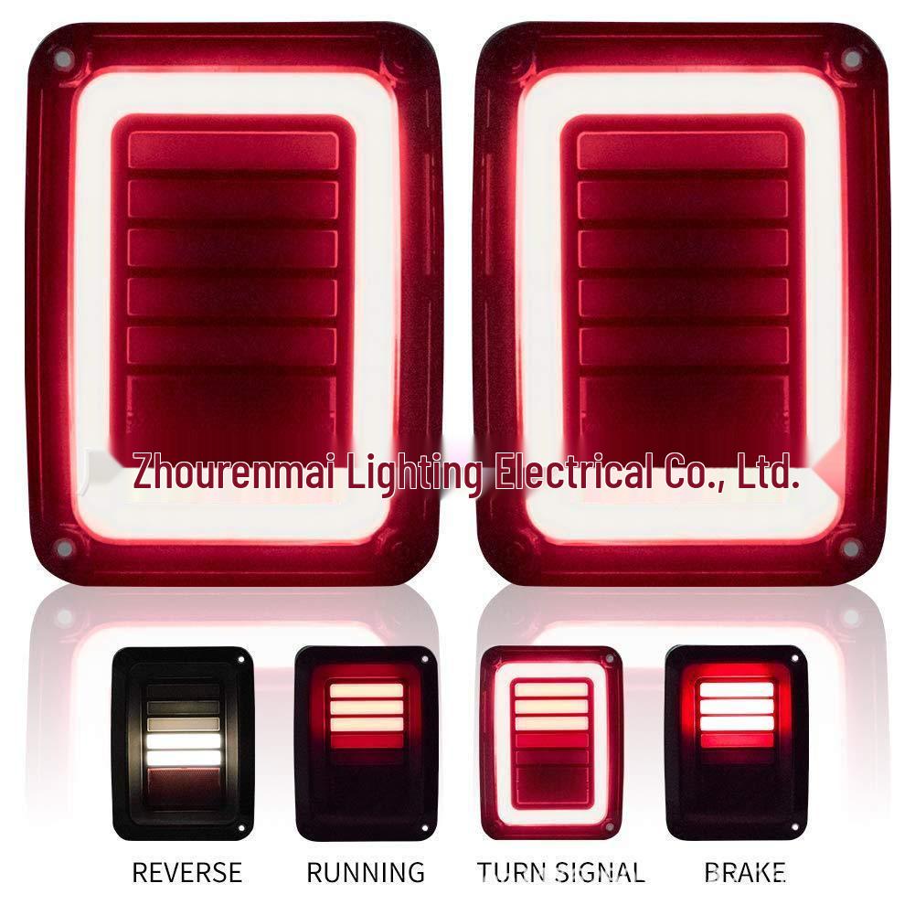 LED Tail Light for 2007-2017 Jeep Wrangler: Brake, Reverse, Rear Fog, and DRL.