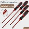Japanese Industrial S2 Alloy Steel Screwdriver Set - Flat Cross, Super Hard, Free Shipping